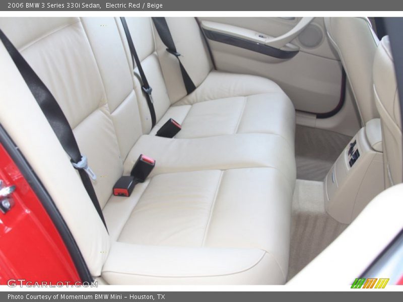 Electric Red / Beige 2006 BMW 3 Series 330i Sedan