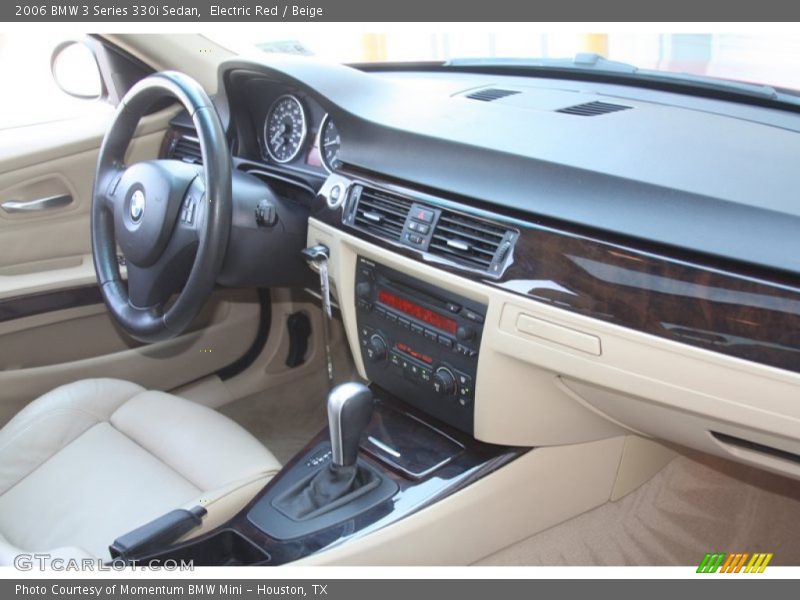 Electric Red / Beige 2006 BMW 3 Series 330i Sedan