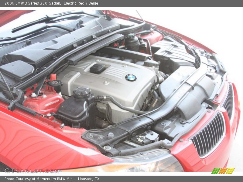 Electric Red / Beige 2006 BMW 3 Series 330i Sedan