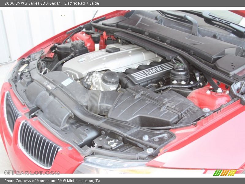 Electric Red / Beige 2006 BMW 3 Series 330i Sedan