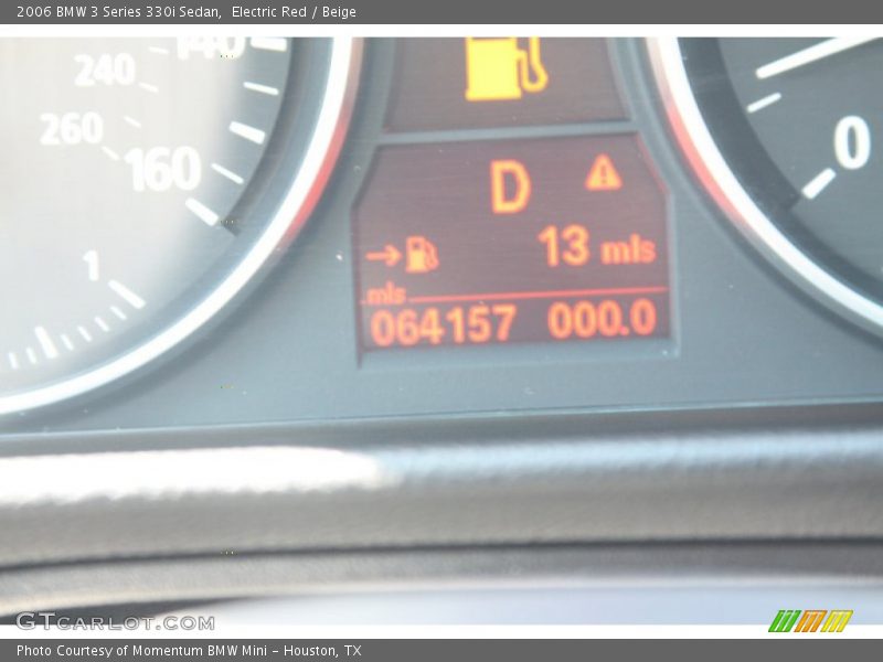 Electric Red / Beige 2006 BMW 3 Series 330i Sedan