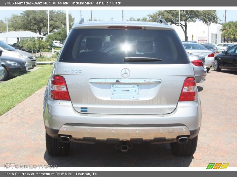 Iridium Silver Metallic / Black 2006 Mercedes-Benz ML 500 4Matic