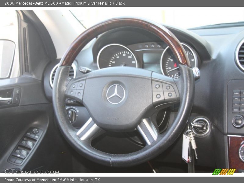 Iridium Silver Metallic / Black 2006 Mercedes-Benz ML 500 4Matic