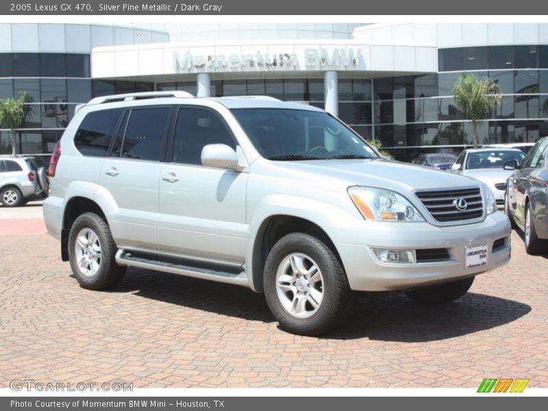 Silver Pine Metallic / Dark Gray 2005 Lexus GX 470