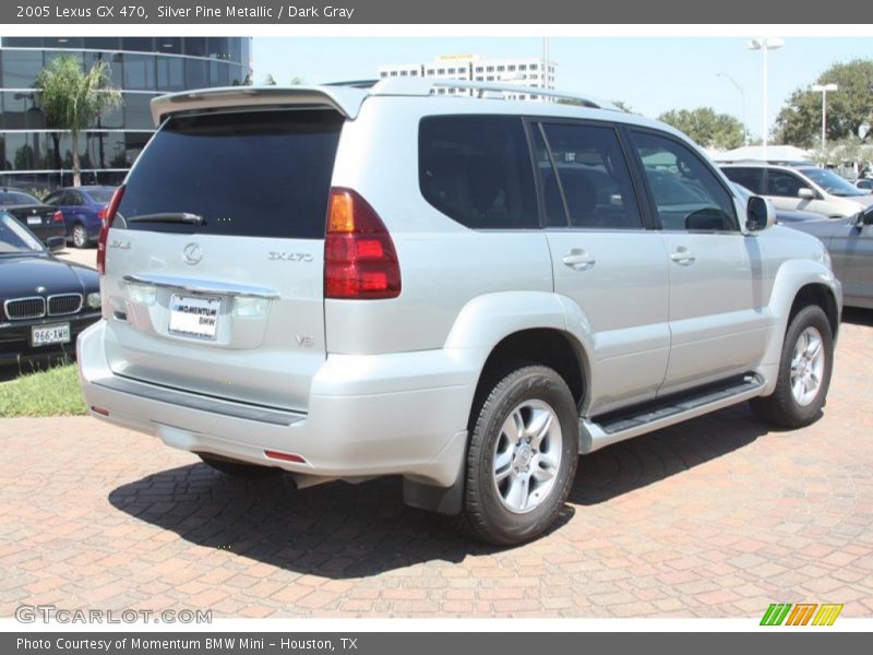 Silver Pine Metallic / Dark Gray 2005 Lexus GX 470