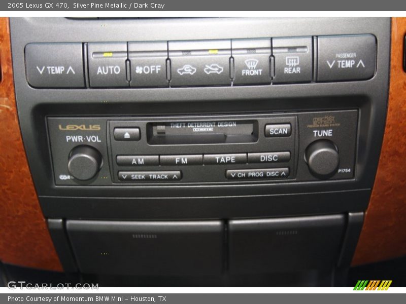 Silver Pine Metallic / Dark Gray 2005 Lexus GX 470