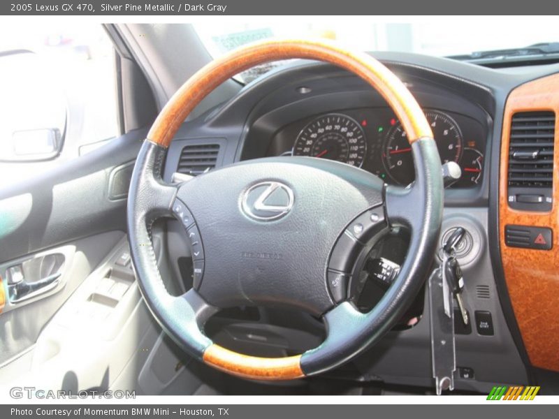 Silver Pine Metallic / Dark Gray 2005 Lexus GX 470