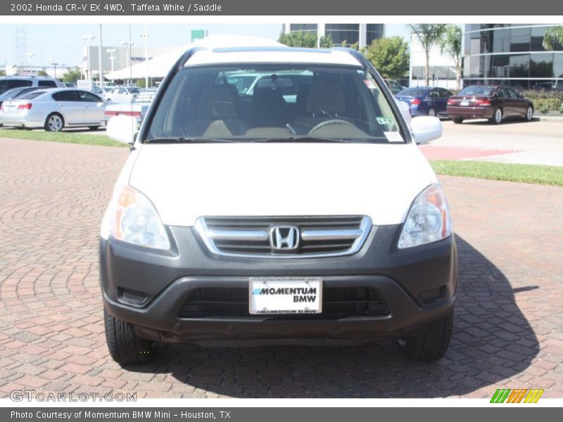 Taffeta White / Saddle 2002 Honda CR-V EX 4WD