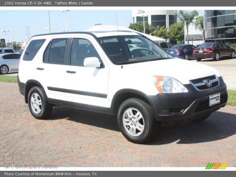Taffeta White / Saddle 2002 Honda CR-V EX 4WD