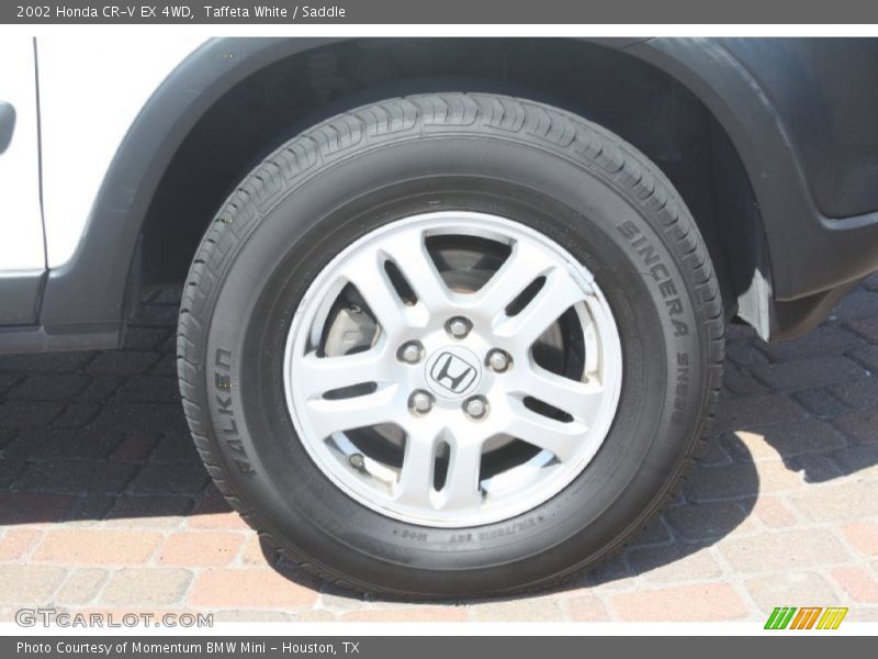 Taffeta White / Saddle 2002 Honda CR-V EX 4WD
