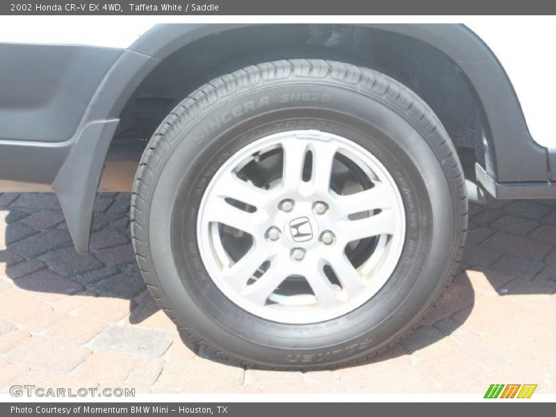 Taffeta White / Saddle 2002 Honda CR-V EX 4WD