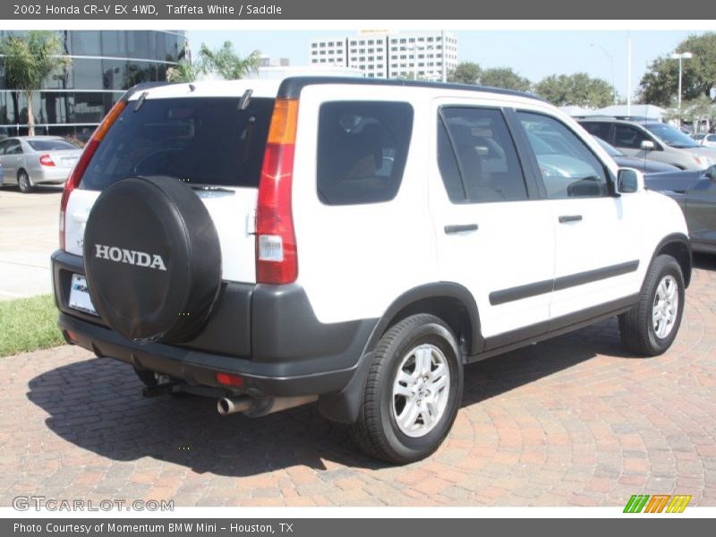 Taffeta White / Saddle 2002 Honda CR-V EX 4WD
