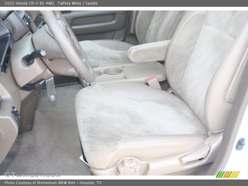 Taffeta White / Saddle 2002 Honda CR-V EX 4WD