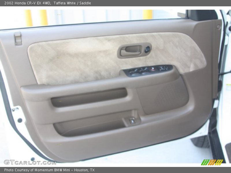 Taffeta White / Saddle 2002 Honda CR-V EX 4WD