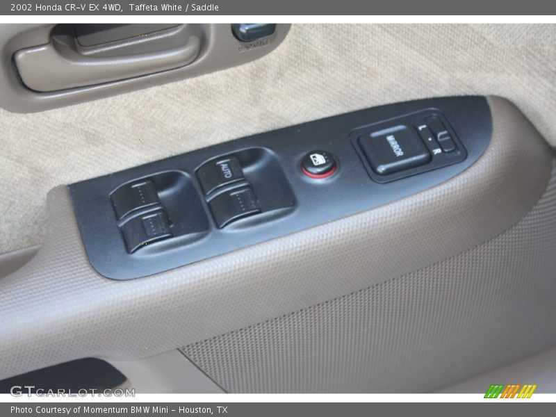 Taffeta White / Saddle 2002 Honda CR-V EX 4WD
