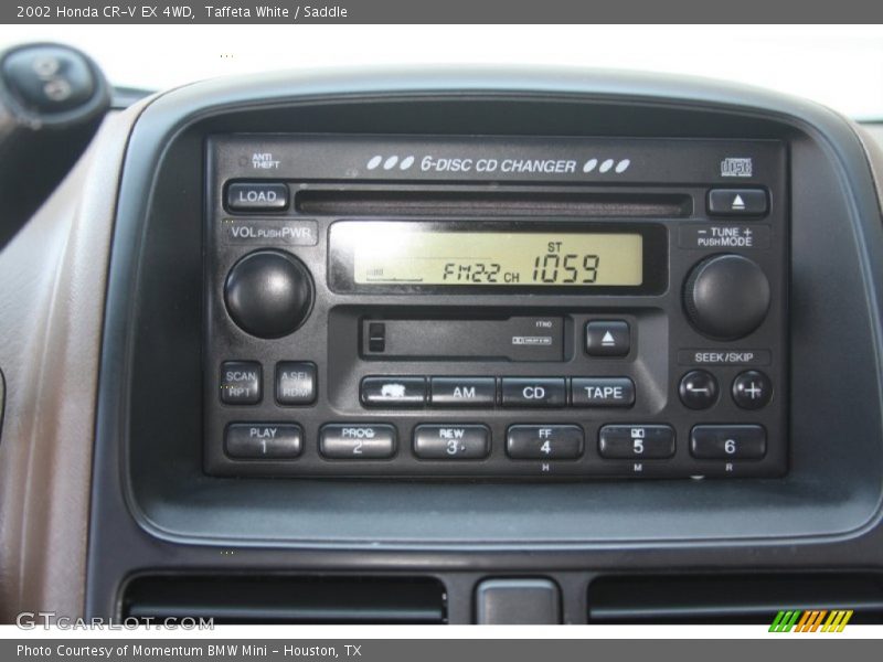 Taffeta White / Saddle 2002 Honda CR-V EX 4WD