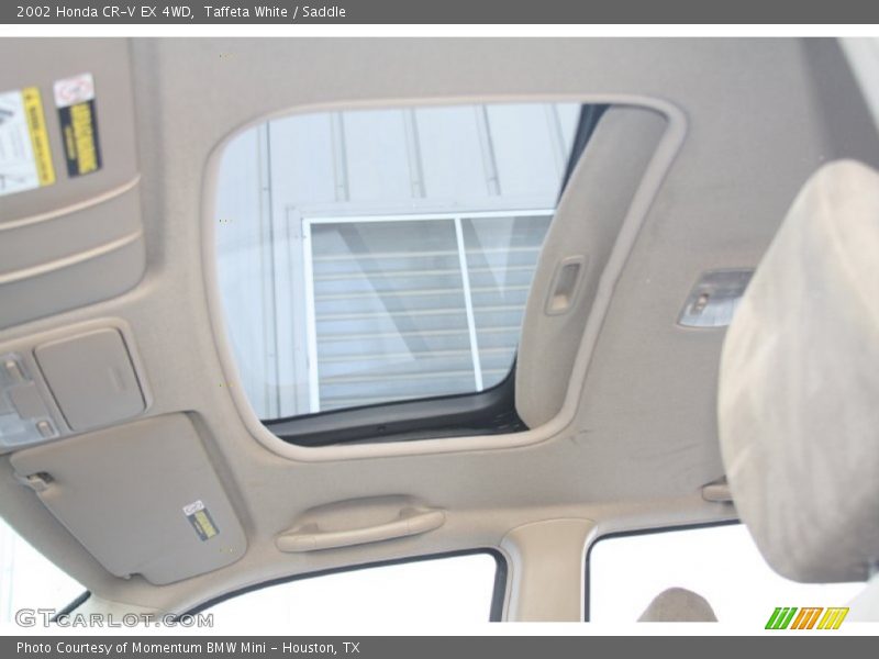 Taffeta White / Saddle 2002 Honda CR-V EX 4WD