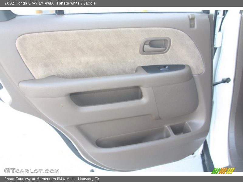 Taffeta White / Saddle 2002 Honda CR-V EX 4WD