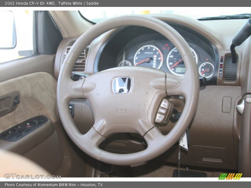 Taffeta White / Saddle 2002 Honda CR-V EX 4WD
