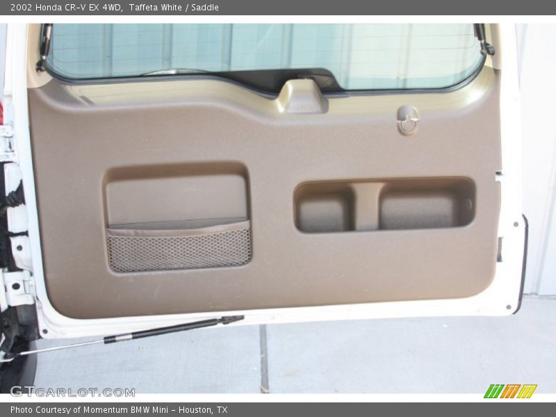 Taffeta White / Saddle 2002 Honda CR-V EX 4WD
