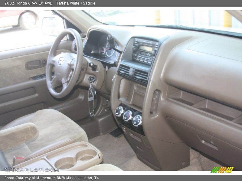 Taffeta White / Saddle 2002 Honda CR-V EX 4WD