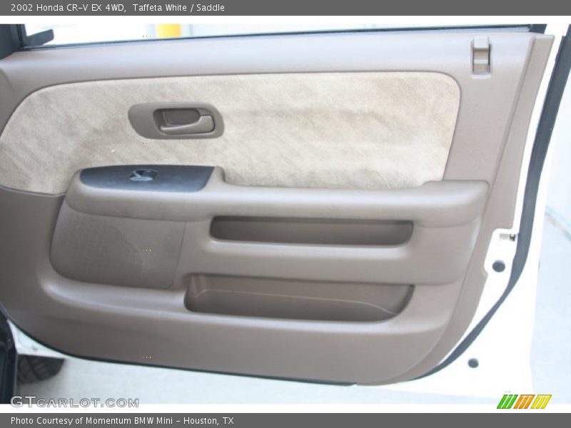 Taffeta White / Saddle 2002 Honda CR-V EX 4WD