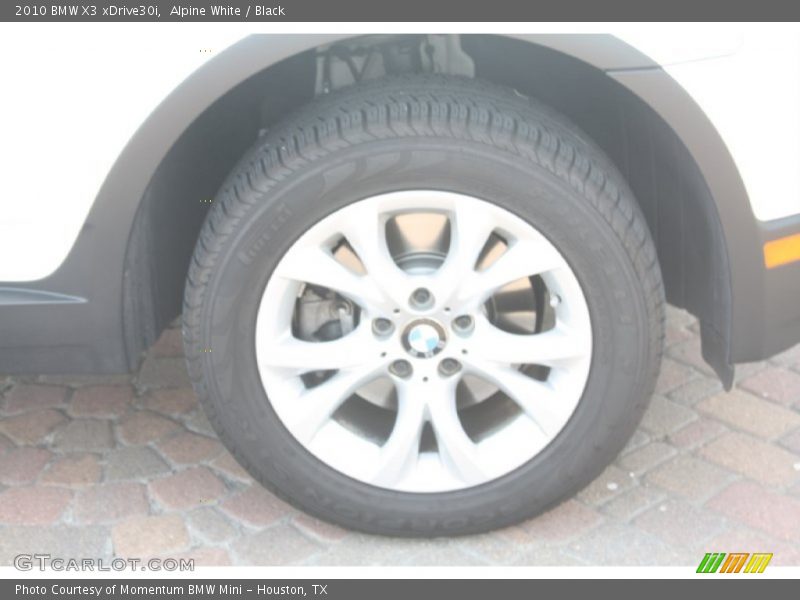 Alpine White / Black 2010 BMW X3 xDrive30i