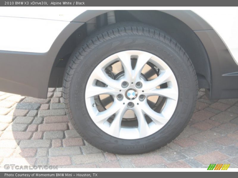 Alpine White / Black 2010 BMW X3 xDrive30i