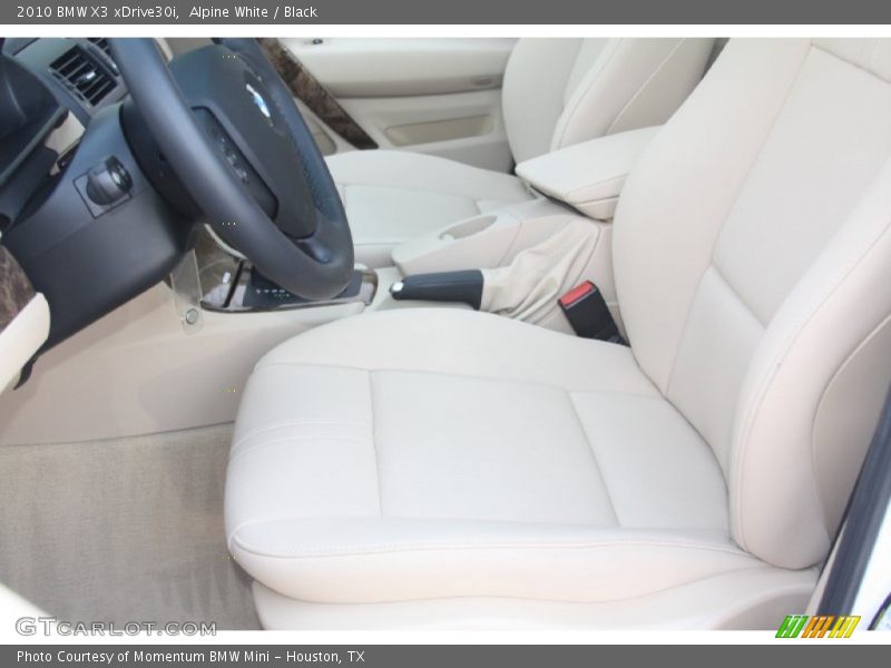 Alpine White / Black 2010 BMW X3 xDrive30i
