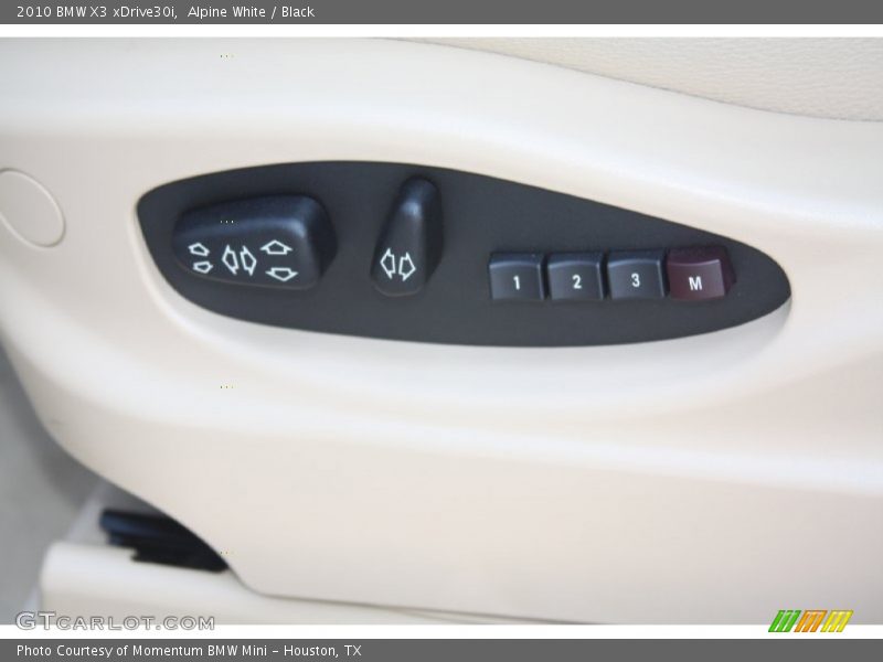 Alpine White / Black 2010 BMW X3 xDrive30i