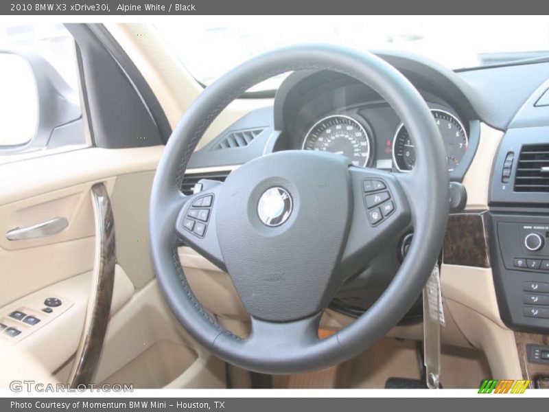 Alpine White / Black 2010 BMW X3 xDrive30i