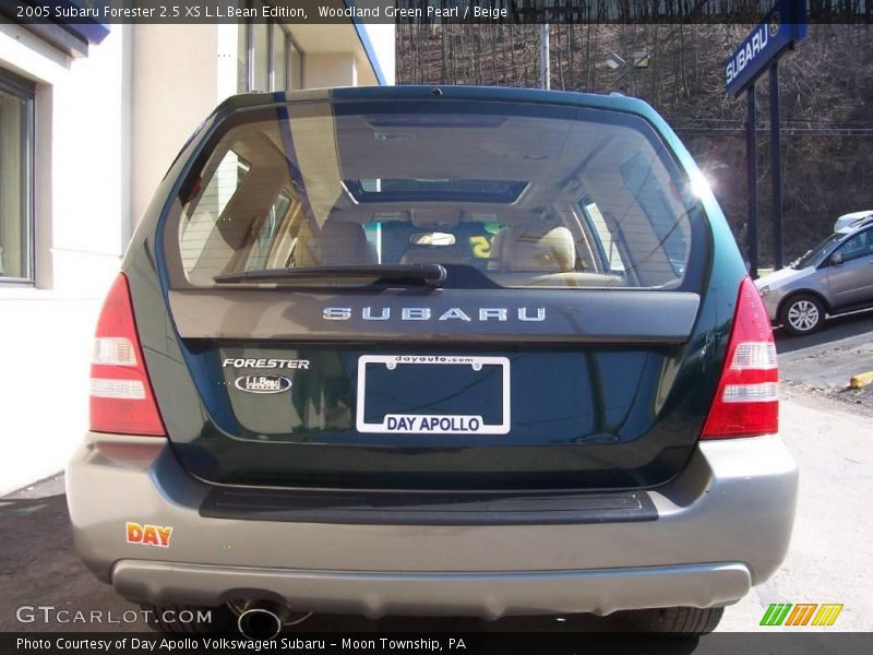 Woodland Green Pearl / Beige 2005 Subaru Forester 2.5 XS L.L.Bean Edition
