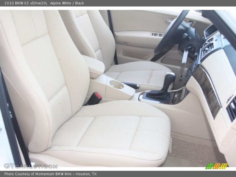 Alpine White / Black 2010 BMW X3 xDrive30i