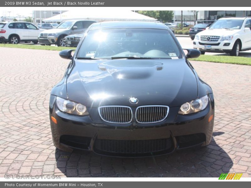 Jet Black / Black Novillo Leather 2009 BMW M3 Sedan