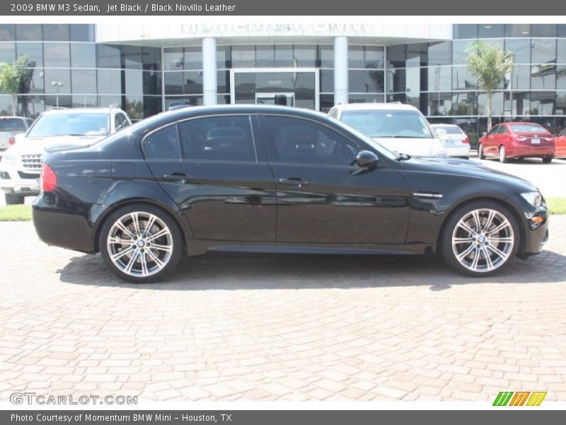 Jet Black / Black Novillo Leather 2009 BMW M3 Sedan