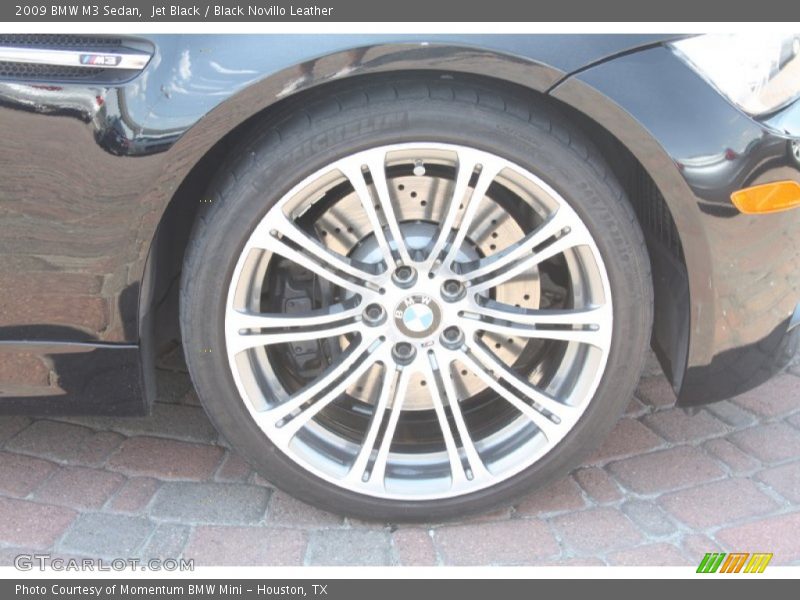 Jet Black / Black Novillo Leather 2009 BMW M3 Sedan