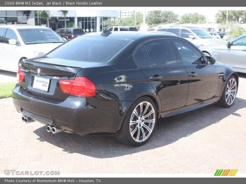 Jet Black / Black Novillo Leather 2009 BMW M3 Sedan