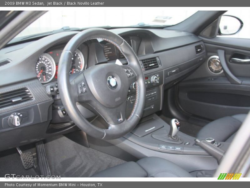 Jet Black / Black Novillo Leather 2009 BMW M3 Sedan