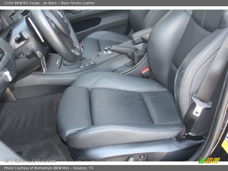 Jet Black / Black Novillo Leather 2009 BMW M3 Sedan