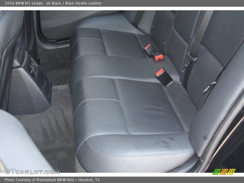 Jet Black / Black Novillo Leather 2009 BMW M3 Sedan