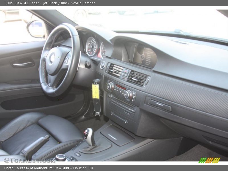 Jet Black / Black Novillo Leather 2009 BMW M3 Sedan
