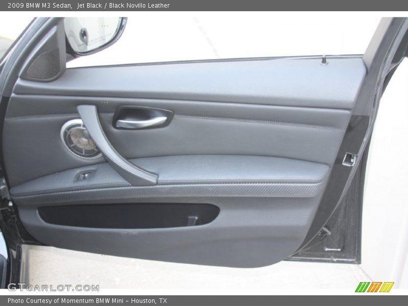 Jet Black / Black Novillo Leather 2009 BMW M3 Sedan