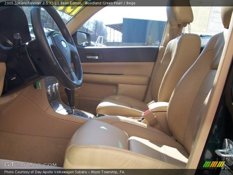 Woodland Green Pearl / Beige 2005 Subaru Forester 2.5 XS L.L.Bean Edition