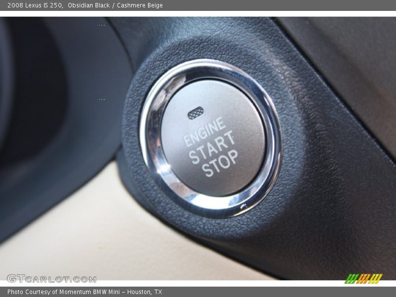 Obsidian Black / Cashmere Beige 2008 Lexus IS 250