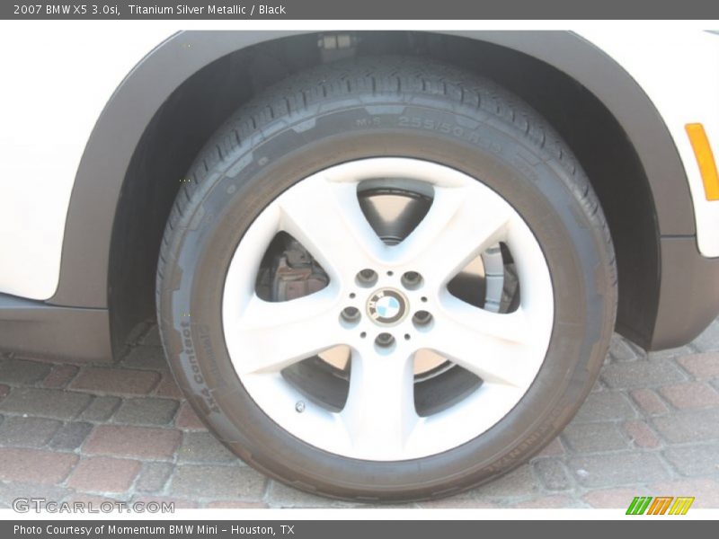 Titanium Silver Metallic / Black 2007 BMW X5 3.0si