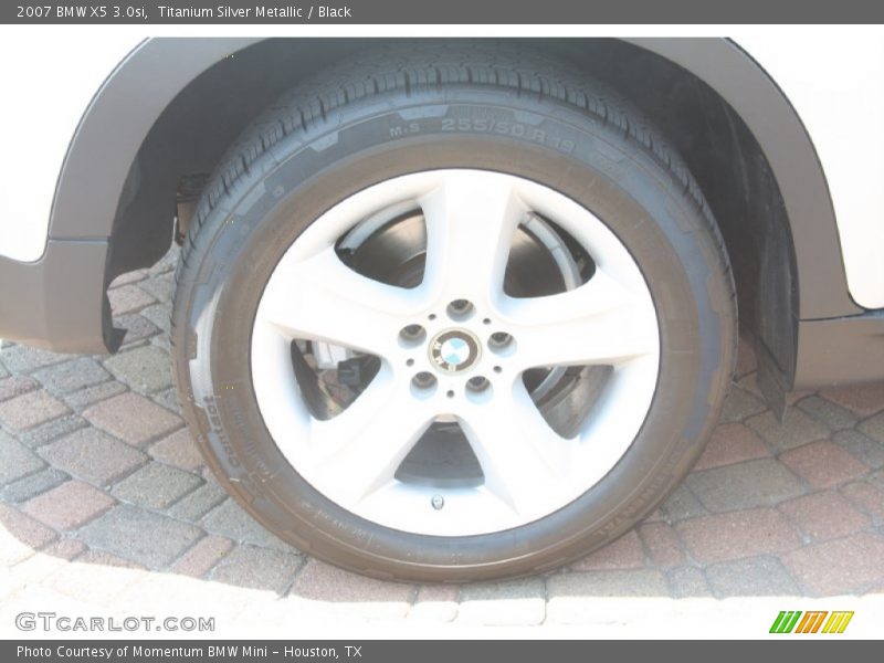 Titanium Silver Metallic / Black 2007 BMW X5 3.0si