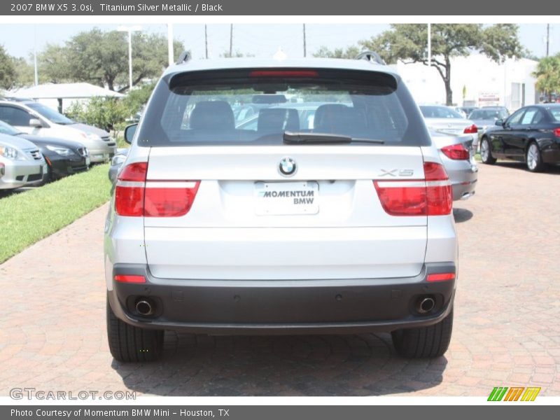Titanium Silver Metallic / Black 2007 BMW X5 3.0si