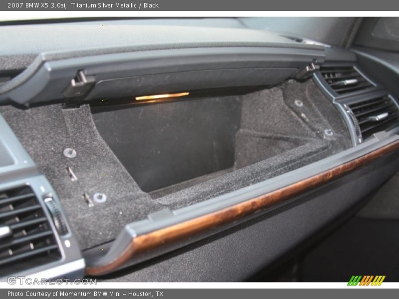 Titanium Silver Metallic / Black 2007 BMW X5 3.0si
