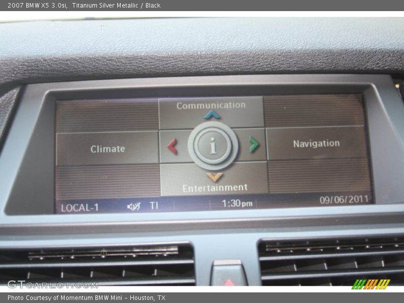 Titanium Silver Metallic / Black 2007 BMW X5 3.0si