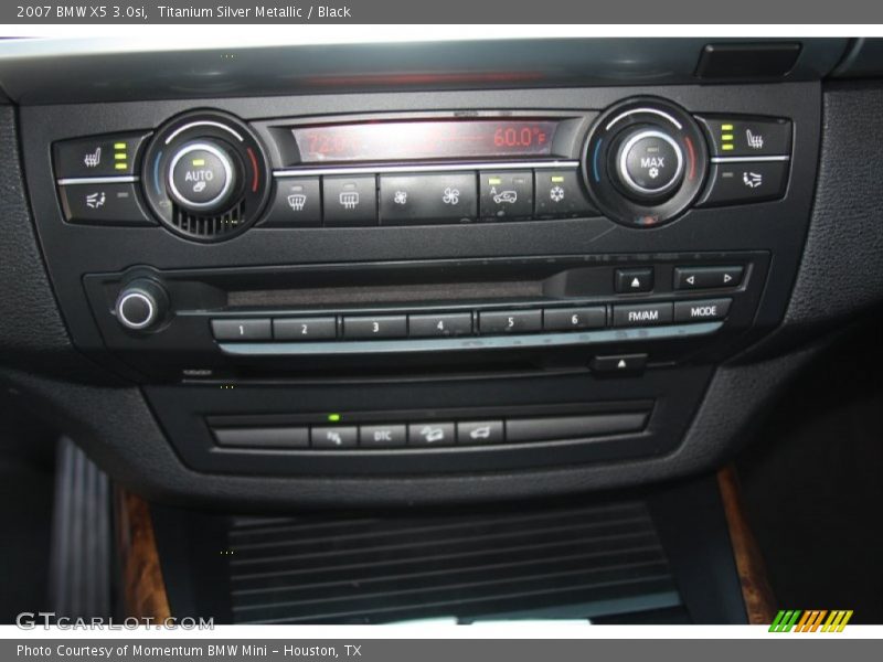 Titanium Silver Metallic / Black 2007 BMW X5 3.0si